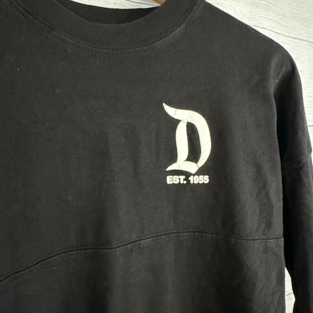 Disney Spirit Jersey Kids M Black Disneyland Resort Oversized Tee Park Souvenir - Picture 6 of 7